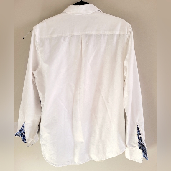 Robert Graham $328 Luxe Chinoserie Seen Exclusive Embroidered 100% Cotton Medium - Picture 3 of 16